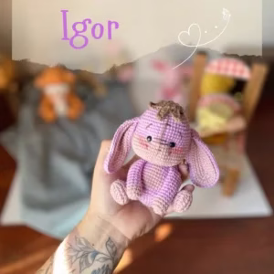 Cómo hacer un Amigurumi de Ígor (Eeyore) a crochet – Tutorial GRATIS paso a paso