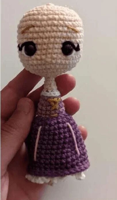 Patrón Amigurumi Gratis Rapunzel