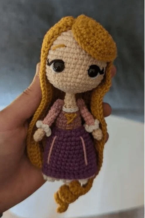 Patrón Amigurumi Gratis Rapunzel