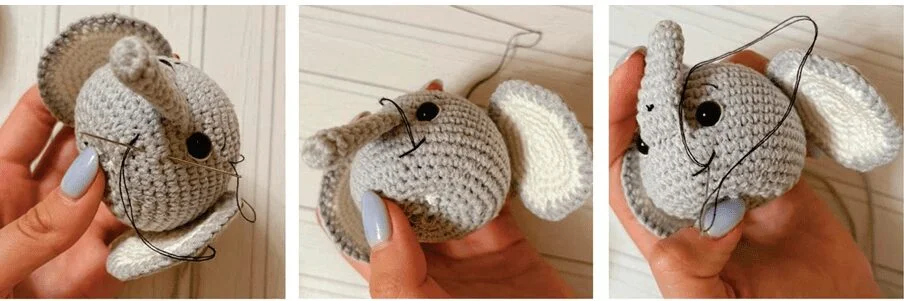 Patron Amigurumi Paso a Paso Elefante