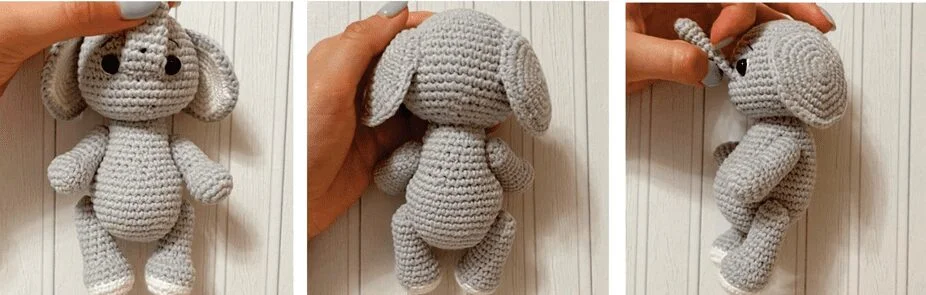 Patron Amigurumi Paso a Paso Elefante