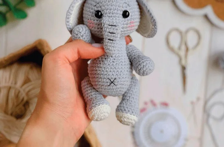 Patron Amigurumi Paso a Paso Elefante