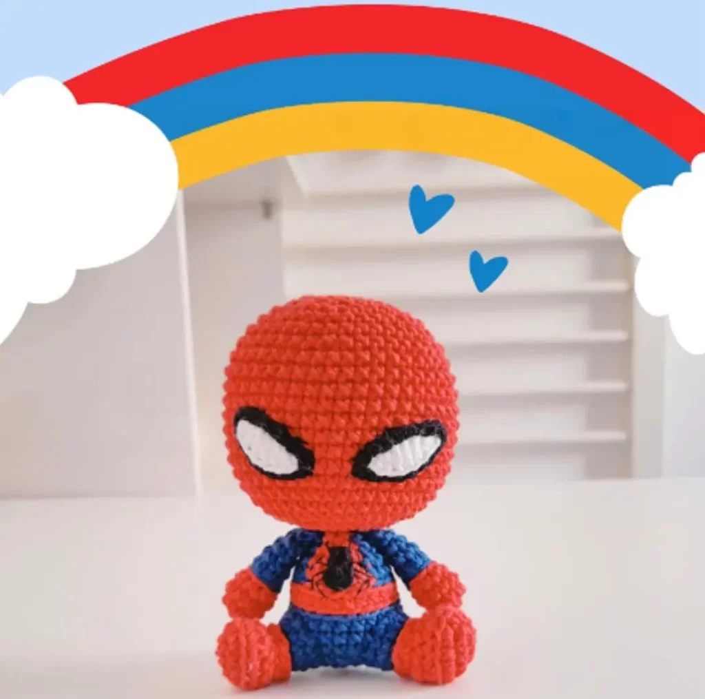 Patrón Amigurumi Gratis Spiderman