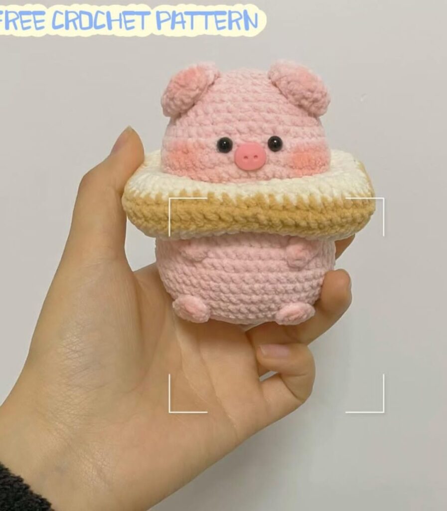 Cerdito Con Pan Amigurumi Paso a Paso Gratis