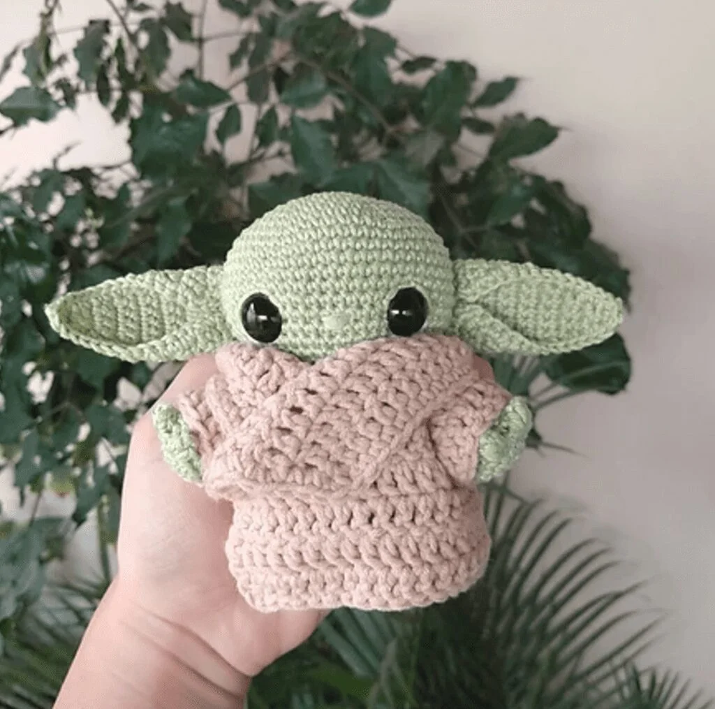 Amigurumi Bebe Yoda Patron Gratis Paso a Paso