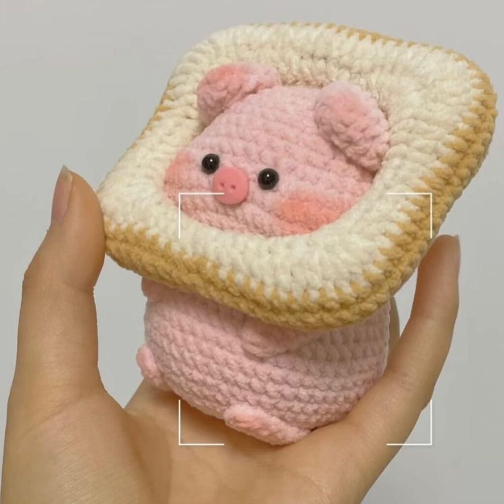 Cerdito Con Pan Amigurumi Paso a Paso Gratis