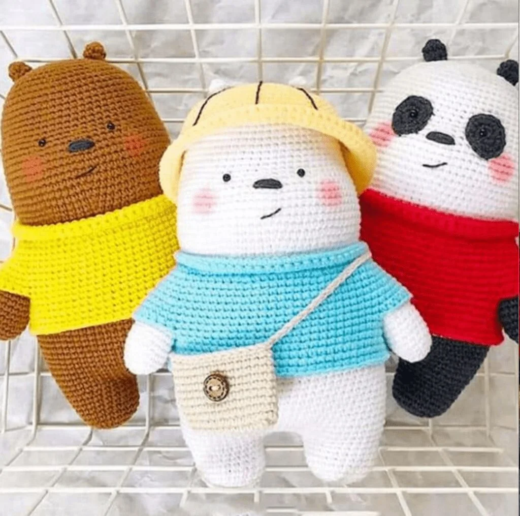 Patrón Somos Osos Amigurumi Osos Escandalosos 🐻🐼🐻‍❄️