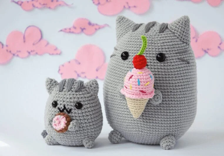 Gato Pusheen Y Su Helado Amigurumi Paso a Paso Gratis