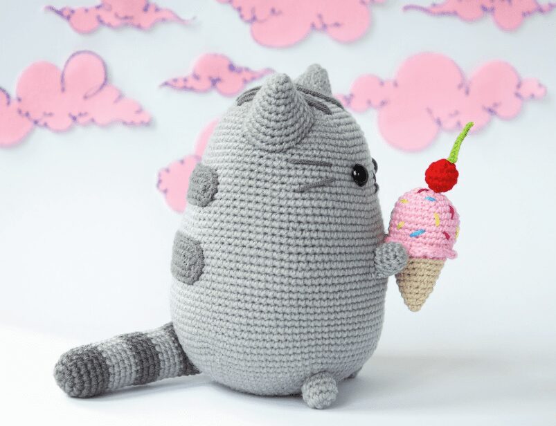 Gato Pusheen Y Su Helado Amigurumi Paso a Paso Gratis