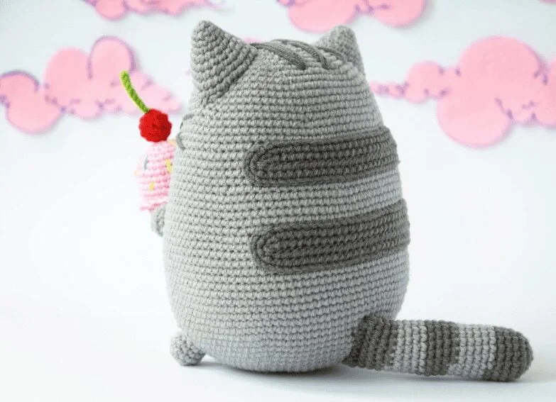 Gato Pusheen Y Su Helado Amigurumi Paso a Paso Gratis