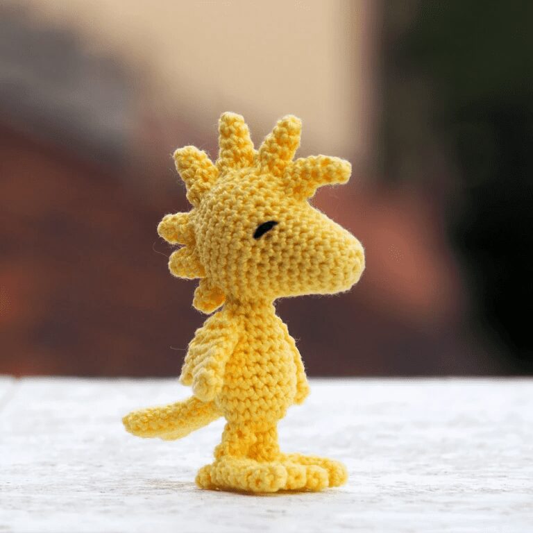 Woodstock emilio De peanuts Patrón Gratuito Paso a Paso Amigurumi