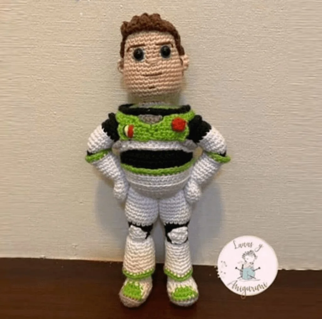 Buzz Lightyear Patrón Gratis Amigurumi Paso a Paso