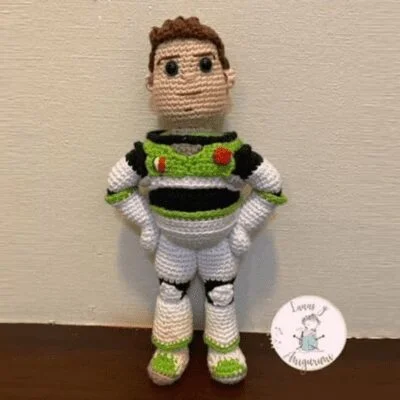 Buzz lightyear patrón gratis amigurumi paso a paso