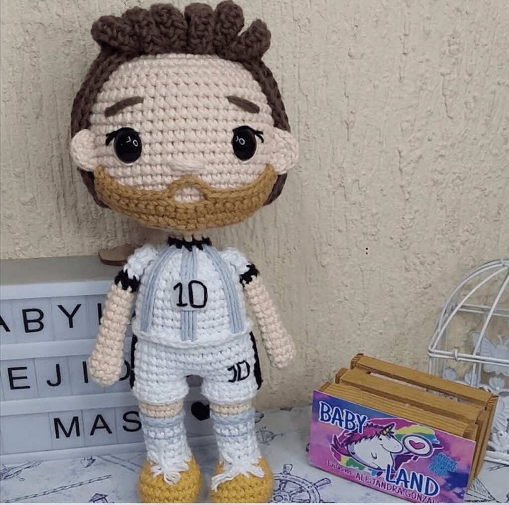 Messi Lionel Amigurumi Paso a Paso Patrón Gratis