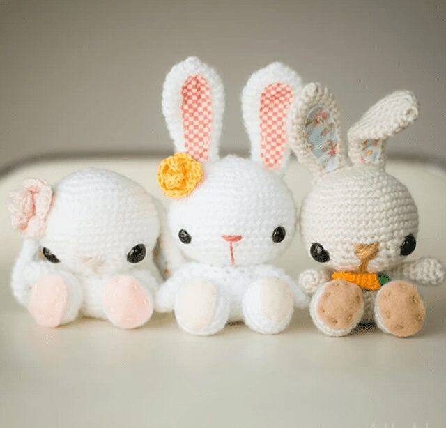 Patron Gratuito Amigurumi Conejito