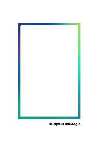 Un Marco Rectangular Con Un Borde Degradado Que Cambia De Colores Como Azul Verde Y Un Toque De Púrpura Sobre Un Fondo Negro El Interior Del Marco Es Completamente Negro