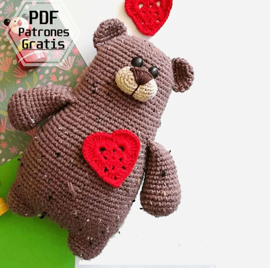 Manfredo Oso Amigurumi Patrón Gratis