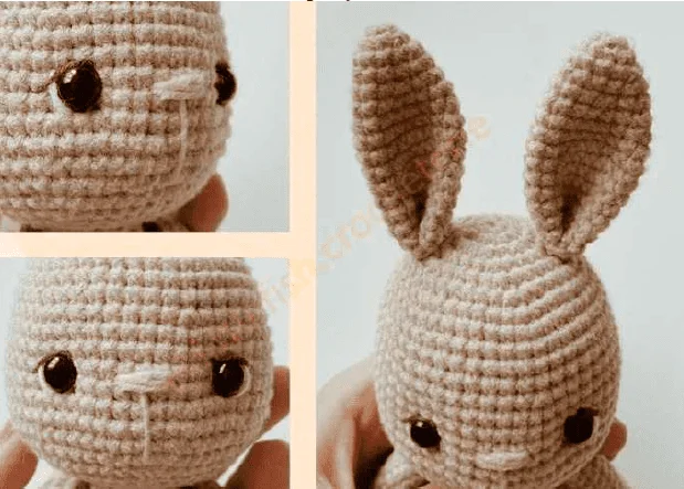 Conejo Avellana amigurumi paso a paso patron gratis Patrones de Amigurumis