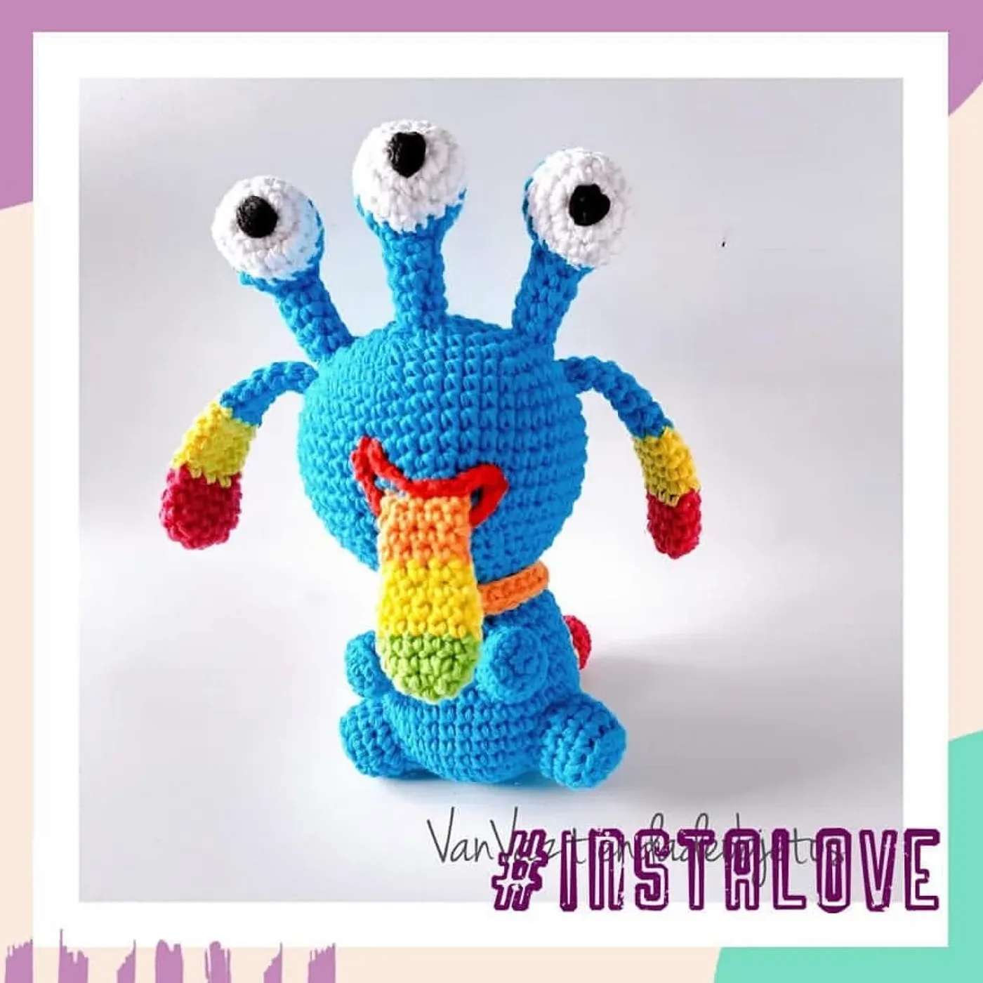 Patrón Gratis Monstruo Amigurumi: ¡Teje un Amigo Colorido Paso a Paso!
