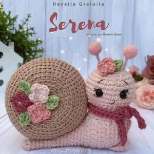 Caracol amigurumi tejido a crochet