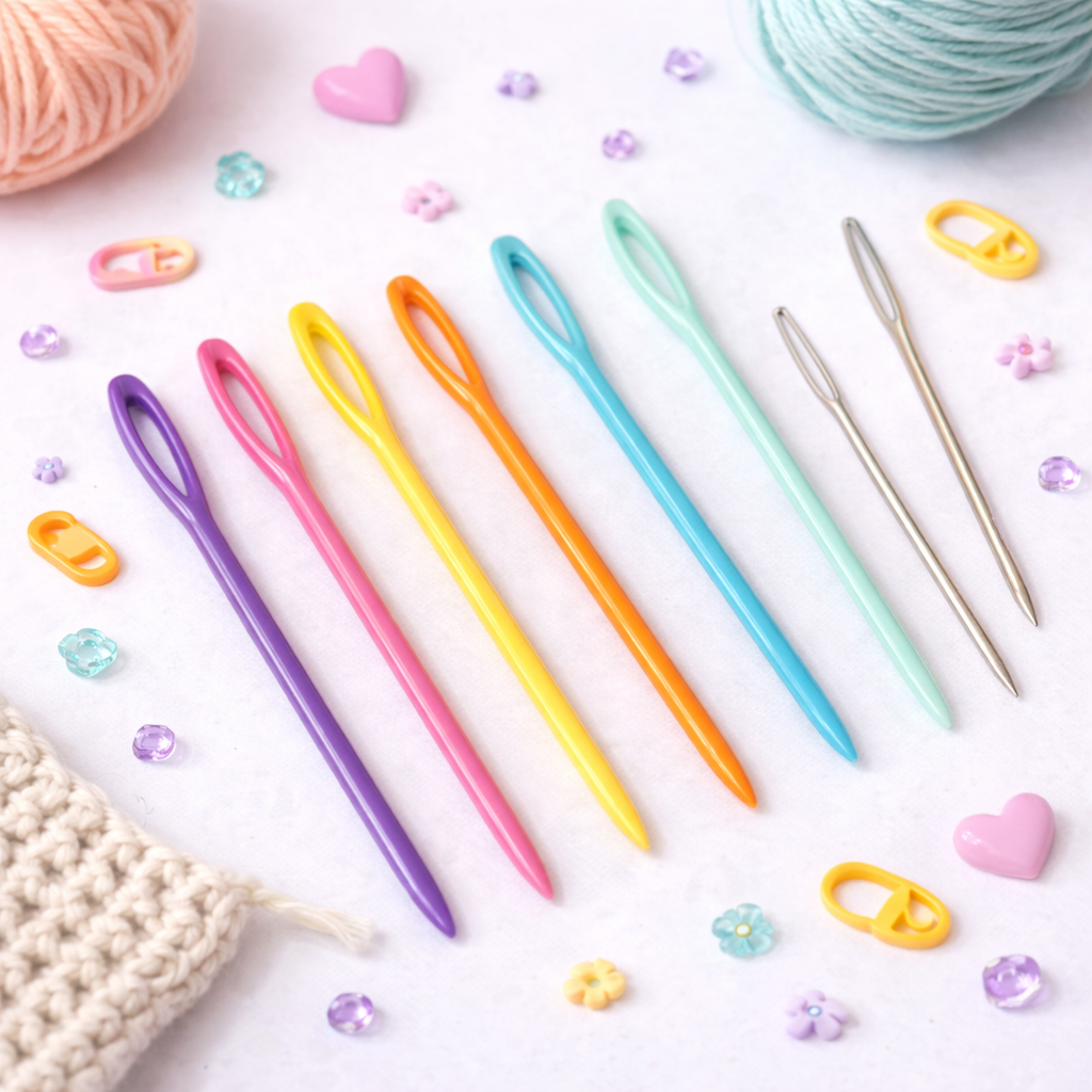 Agujas laneras para coser amigurumis