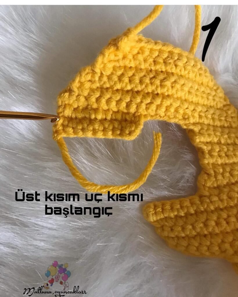 Paso del número 3 amigurumi a crochet