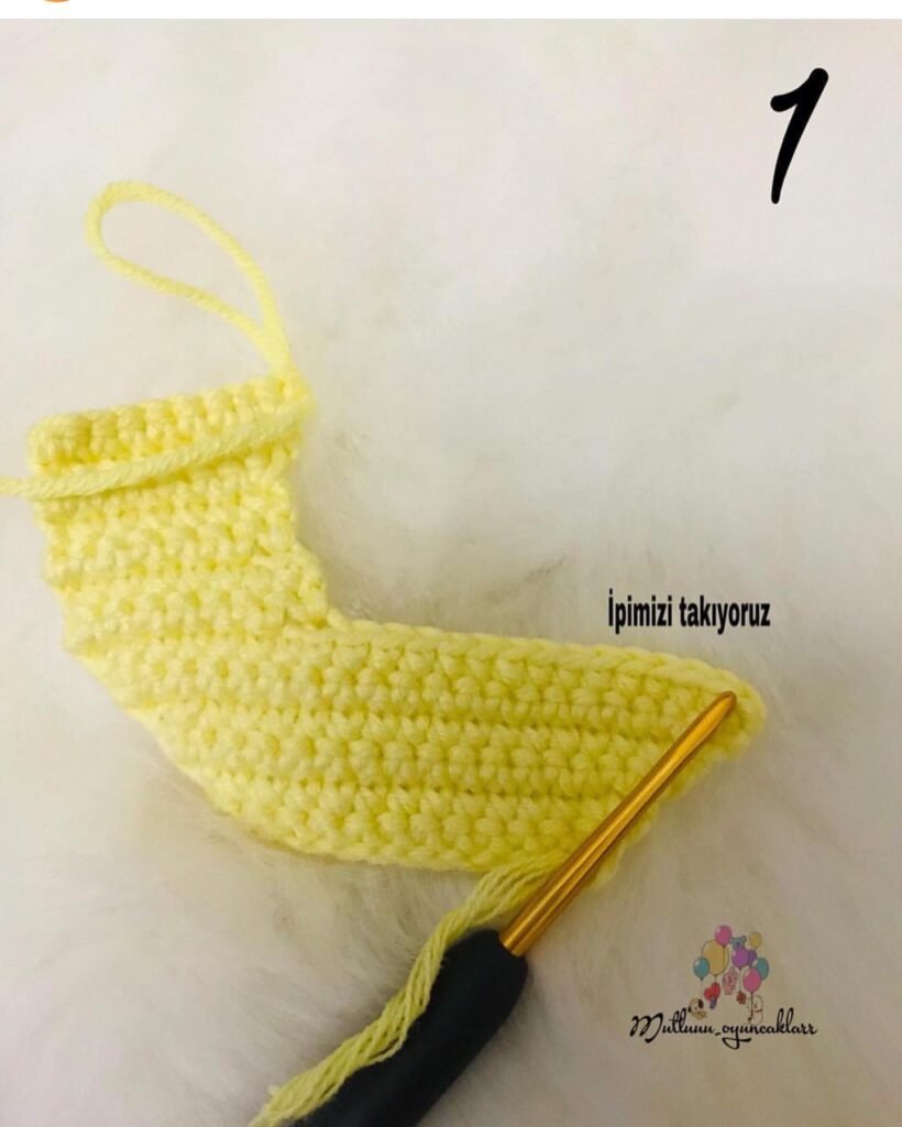 Paso del número 6 amigurumi a crochet