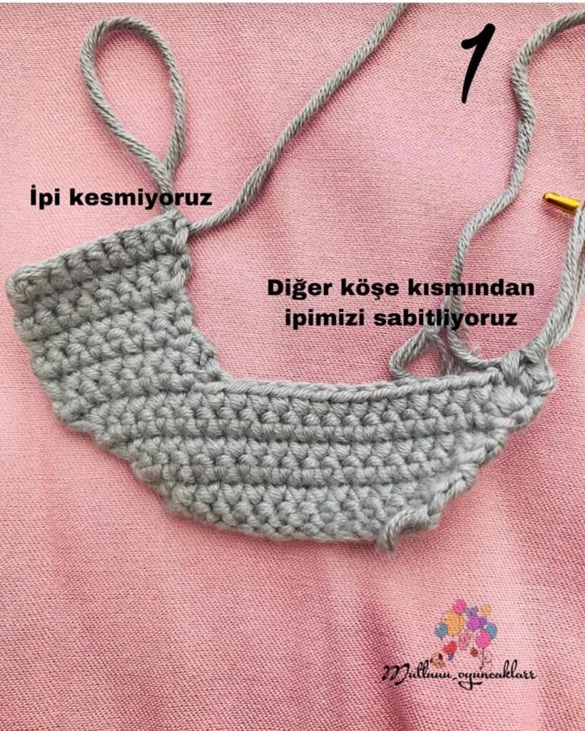 Número 8 amigurumi a crochet