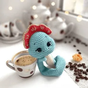 🧶 Cómo Tejer una Serpiente con Corona y Tiara a Crochet – Tutorial Gratis Amigurumi